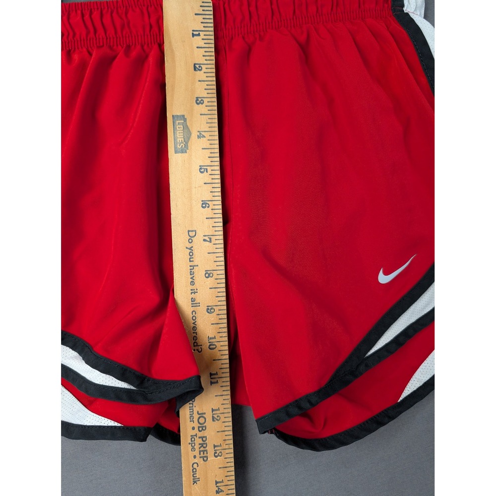 Nike Womens Dry Fit Red White Running Shorts 848276-657 Size XS - Picture 4 of 8